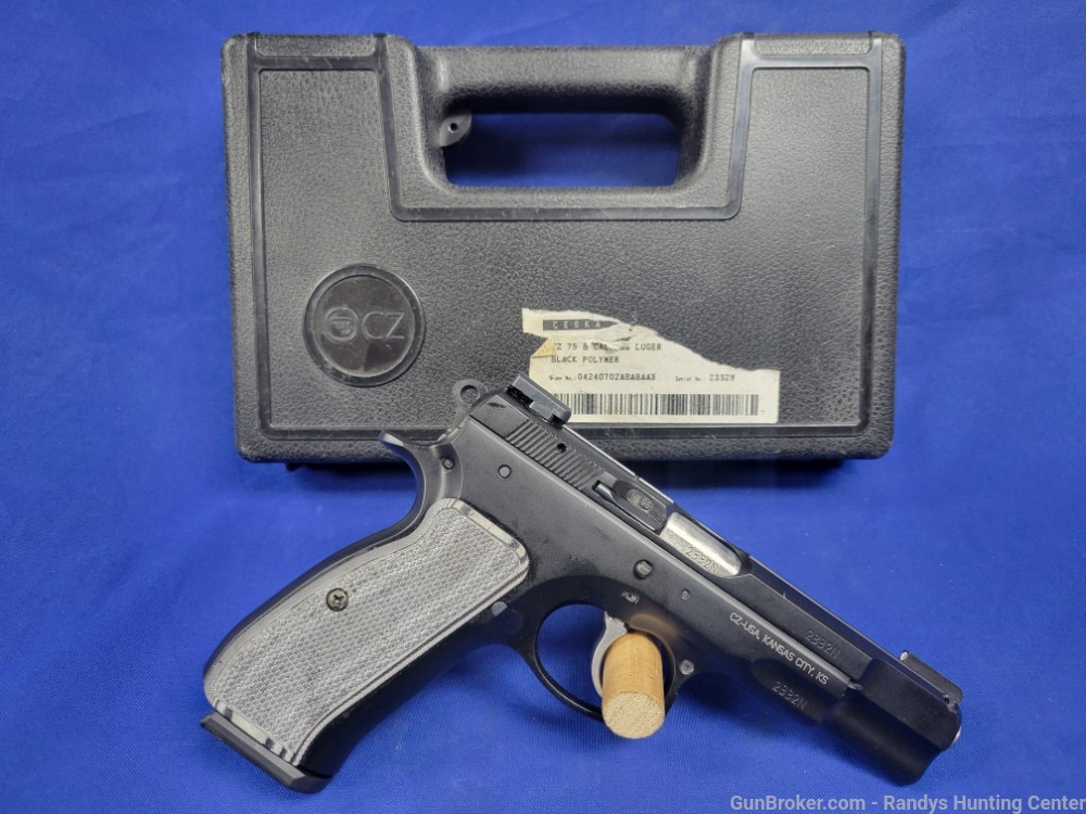CZ 75 B Semi-Auto 9mm Pistol w/ Box & 3 Mags-img-0