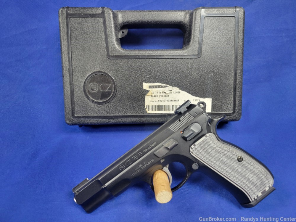 CZ 75 B Semi-Auto 9mm Pistol w/ Box & 3 Mags-img-1