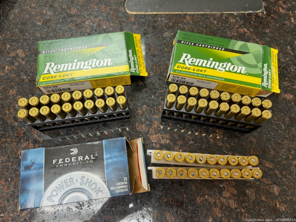 7MM REMINGTOIN MAGNUM 60RDS TOTAL -img-2