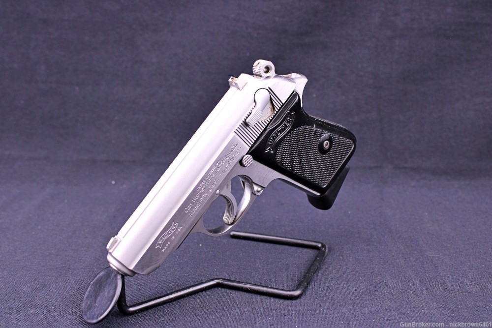 INTERARMS WALTHER PPK 380 ACP STAINLESS STEEL ** ULM MARKED ***-img-1
