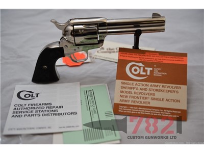 Colt Single Action Army 45 Long Colt 4.75" Nickel Finish 1997