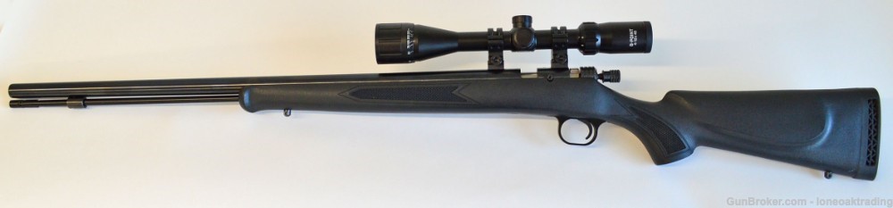 Knight D.I.S.C. Extreme 50 caliber In Line Black Powder Rifle w/ Simmons -img-1