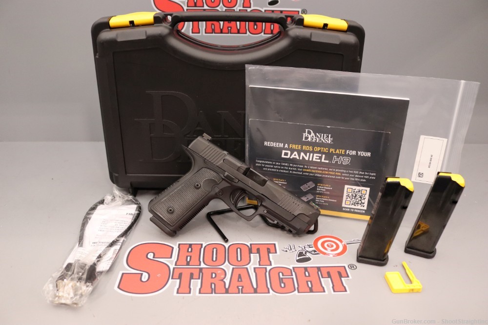 Daniel Defense H9 9mm 4.28" w/ Case - 15rds --img-0