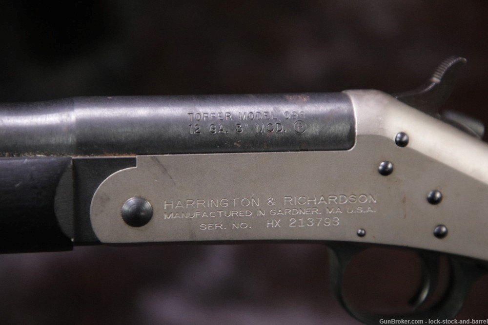 Harrington & Richardson H&R Topper Model 098 12 Gauge 27.5" Shotgun -img-21