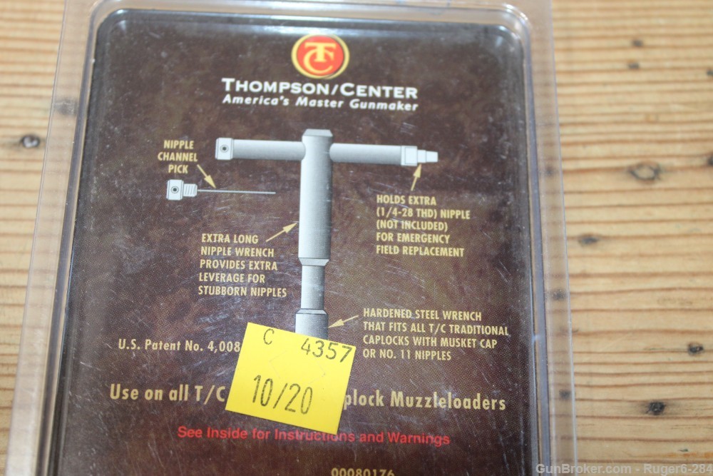 THOMPSON CENTER Deluxe universal nipple wrench new MADE IN USA -img-3