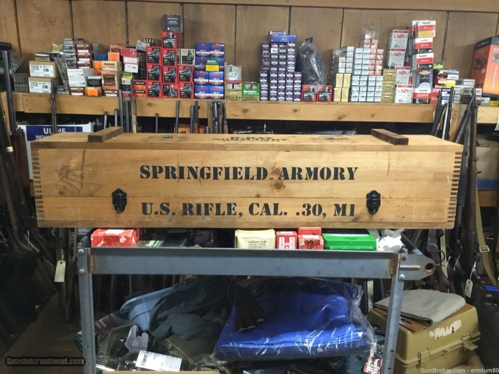 2005 SPRINGFIELD ARMORY M1 GARAND *D-DAY COMMEMORATIVE" WITH CRATE & EXTRAS-img-0