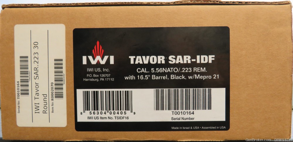 PENNY! IWI TAVOR SAR-IDF 5.56 NATO W/ 16.5" BRL & MEPRO 21 REFLEX SIGHT!-img-22