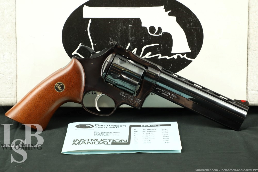 Dan Wesson Arms Monson 44-VH 44VH 6" .44 Magnum Revolver & Box, 1970s-1990s-img-0