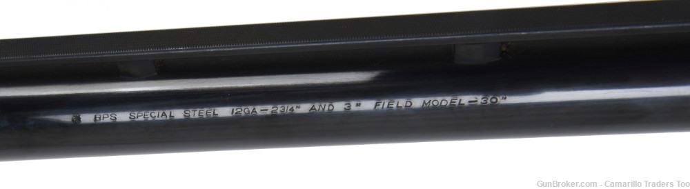 Browning BPS 12 Gauge 30” Barrel Full Choke 2 ¾” 3” Field Model Spl. Steel-img-6