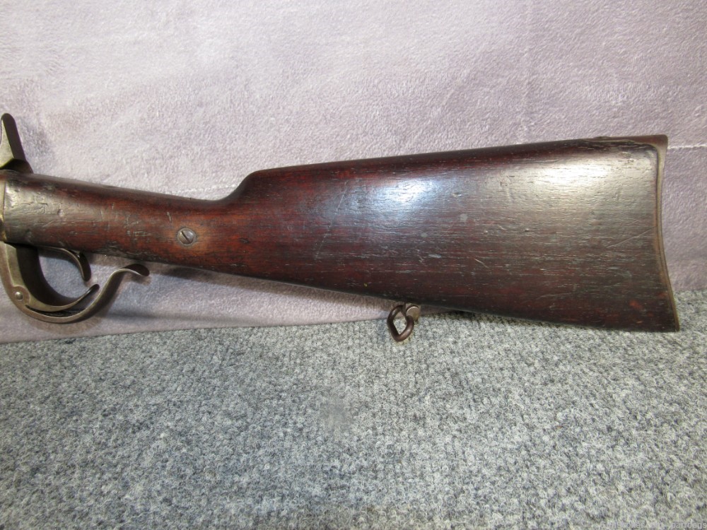 Civil War Burnside Carbine 3rd Model 54 Cal 21" Cartouche 3 Cartridges 1862-img-22