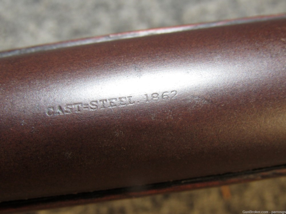 Civil War Burnside Carbine 3rd Model 54 Cal 21" Cartouche 3 Cartridges 1862-img-7