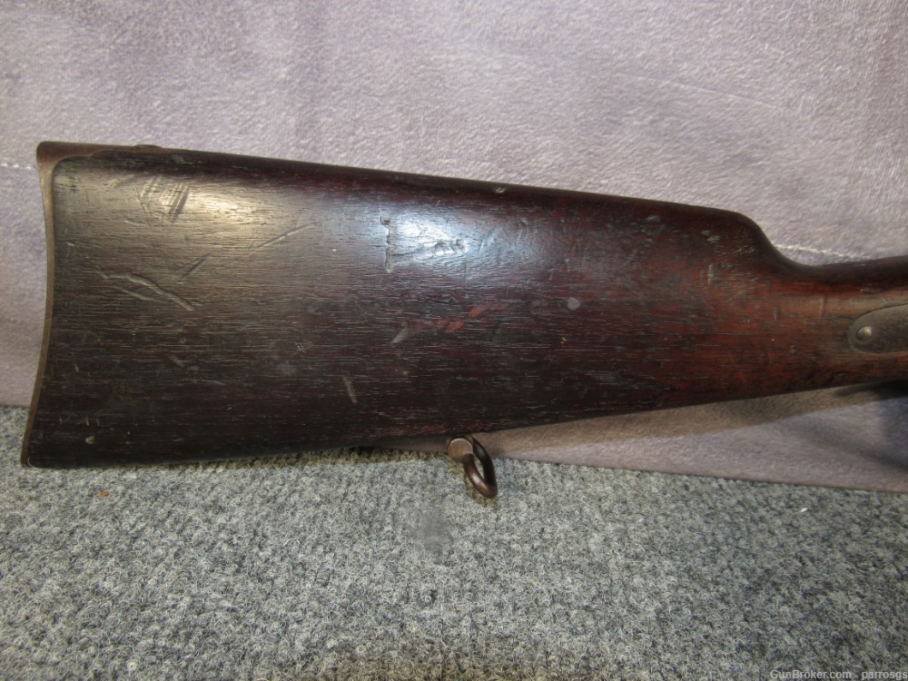 Civil War Burnside Carbine 3rd Model 54 Cal 21" Cartouche 3 Cartridges 1862-img-20