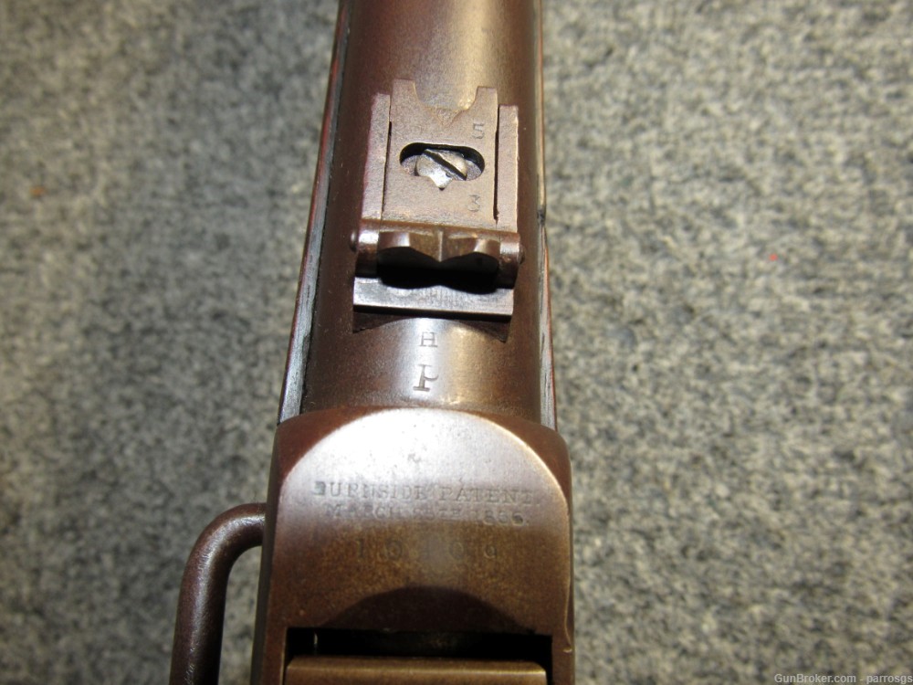 Civil War Burnside Carbine 3rd Model 54 Cal 21" Cartouche 3 Cartridges 1862-img-5