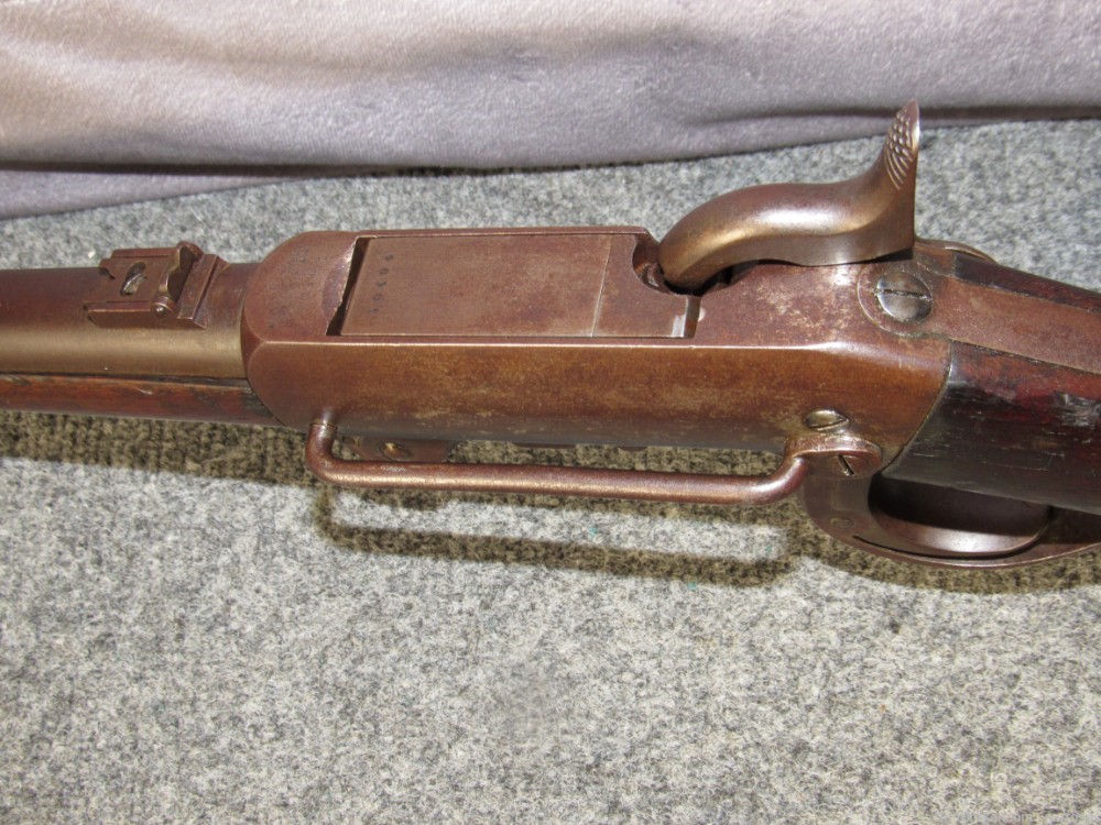 Civil War Burnside Carbine 3rd Model 54 Cal 21" Cartouche 3 Cartridges 1862-img-25