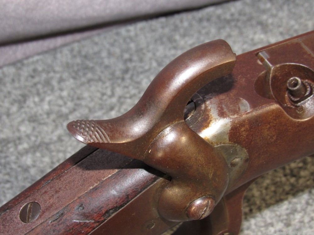 Civil War Burnside Carbine 3rd Model 54 Cal 21" Cartouche 3 Cartridges 1862-img-24