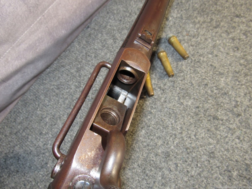 Civil War Burnside Carbine 3rd Model 54 Cal 21" Cartouche 3 Cartridges 1862-img-16