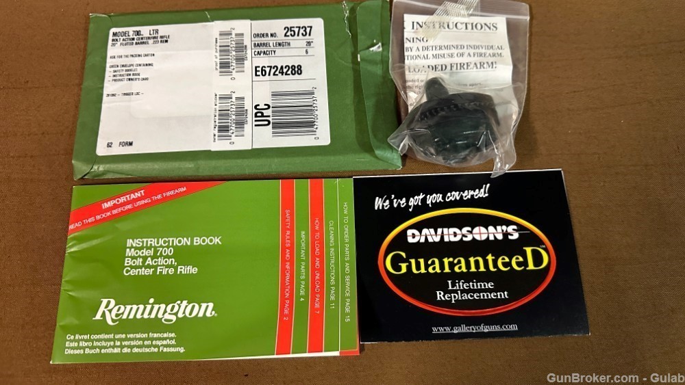 New In Box Remington 700 Police LTR 223 Remington 20" Fluted Barrel -img-6