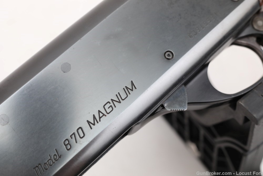 Remington 870 Magnum 12 ga 2 3/4 or 3" 30" BBL GREAT WOOD No Reserve!-img-10