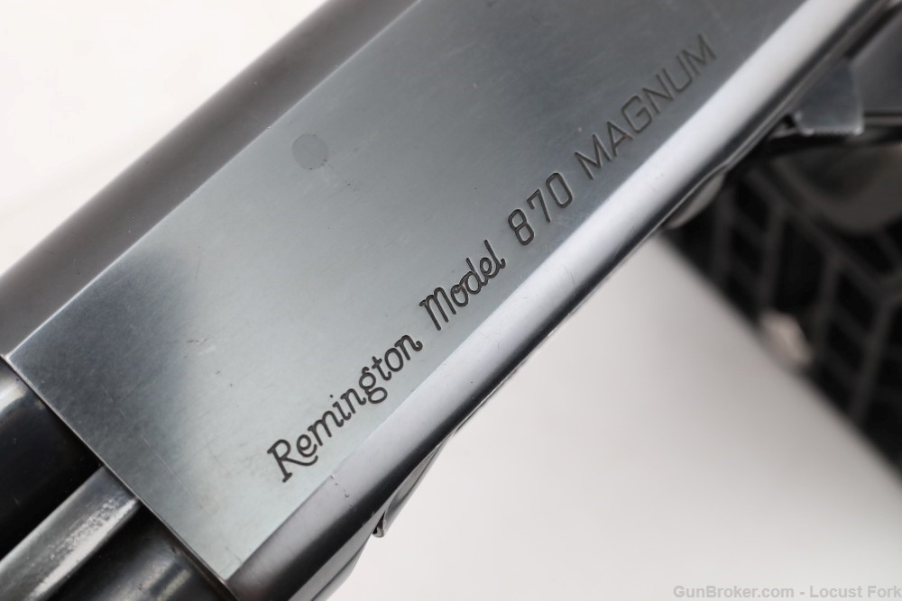 Remington 870 Magnum 12 ga 2 3/4 or 3" 30" BBL GREAT WOOD No Reserve!-img-9