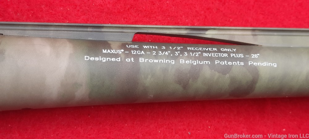 Browning Maxus ALL Purpose Hunter A-Tacs FG 12ga 3.5" chamber 26" BBL NIB! -img-41