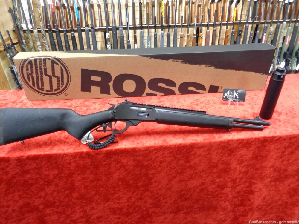 Rossi Model R95 1895 TRIPLE BLACK 30-30 Winchester Silencer Ready WE TRADE-img-10