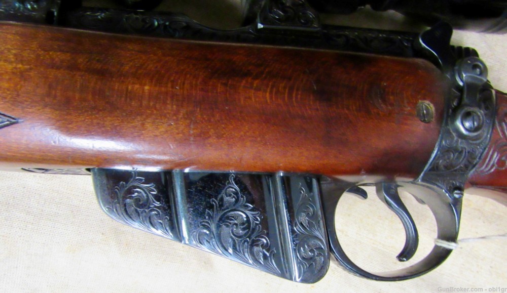 Beautifully Engraved British .303 Enfield Sporting Rifle With Scope-img-20