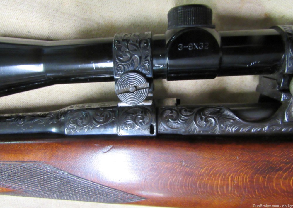 Beautifully Engraved British .303 Enfield Sporting Rifle With Scope-img-18