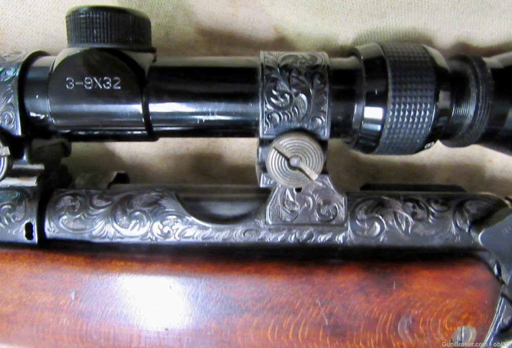 Beautifully Engraved British .303 Enfield Sporting Rifle With Scope-img-17