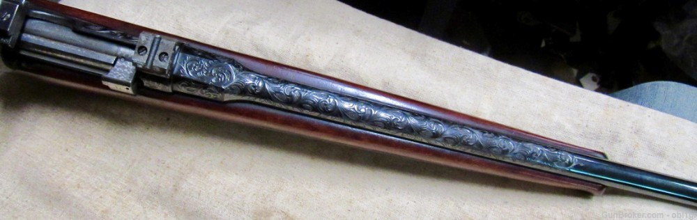 Beautifully Engraved British .303 Enfield Sporting Rifle With Scope-img-33