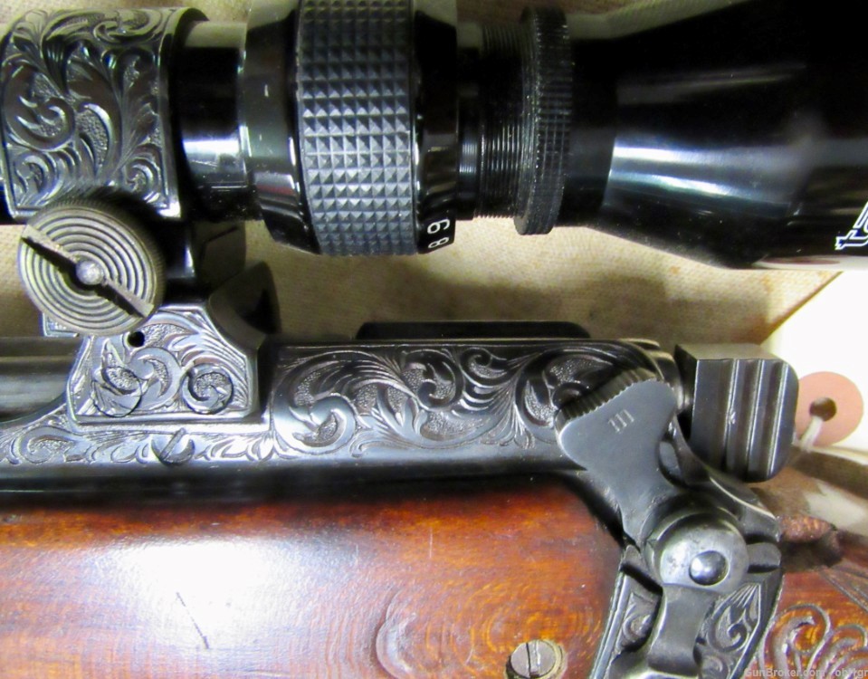 Beautifully Engraved British .303 Enfield Sporting Rifle With Scope-img-16