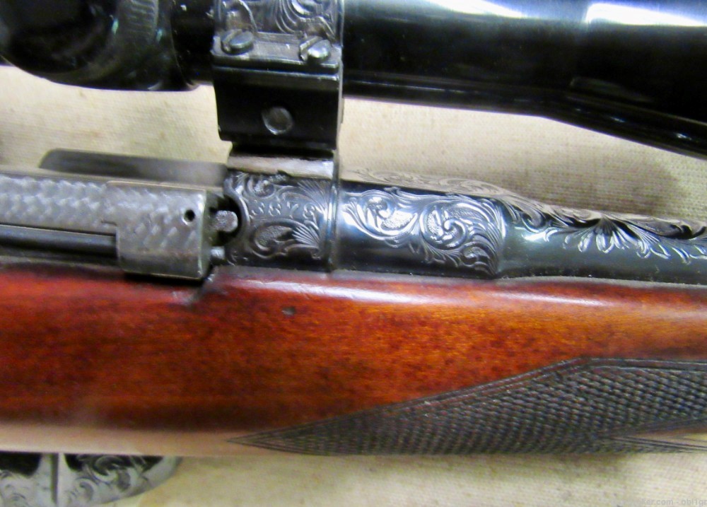 Beautifully Engraved British .303 Enfield Sporting Rifle With Scope-img-6
