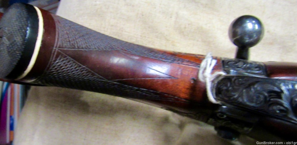Beautifully Engraved British .303 Enfield Sporting Rifle With Scope-img-25