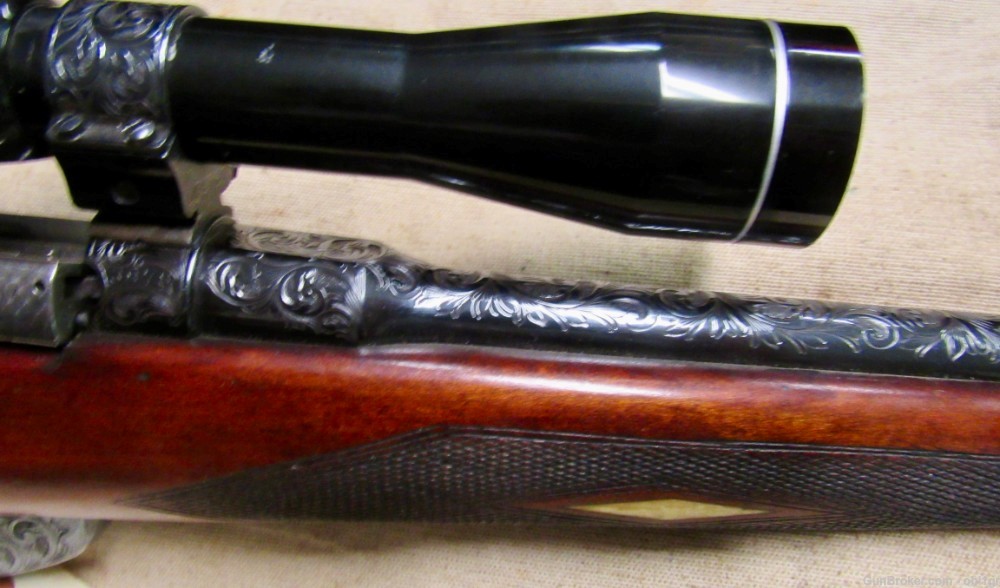 Beautifully Engraved British .303 Enfield Sporting Rifle With Scope-img-8