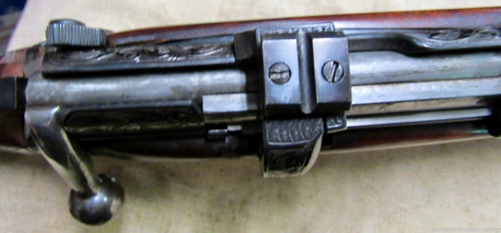 Beautifully Engraved British .303 Enfield Sporting Rifle With Scope-img-26