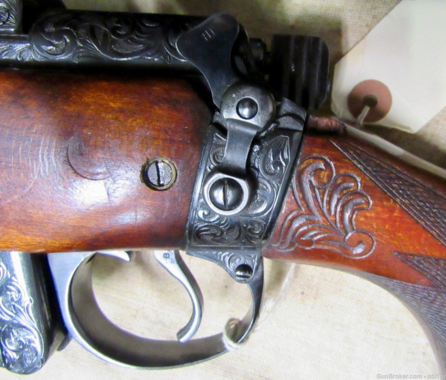 Beautifully Engraved British .303 Enfield Sporting Rifle With Scope-img-15