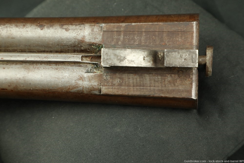 Parker Brothers Under Lifter 12 GA SXS Hammer Double Shotgun 1880 Antique-img-35
