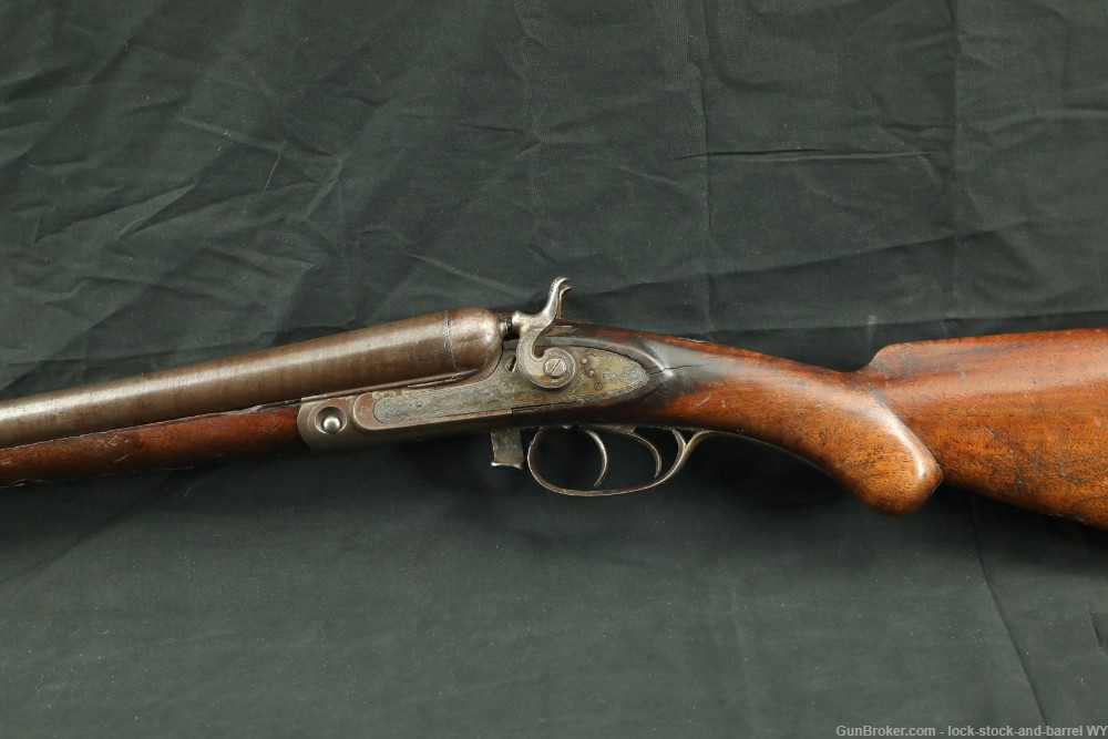 Parker Brothers Under Lifter 12 GA SXS Hammer Double Shotgun 1880 Antique-img-12