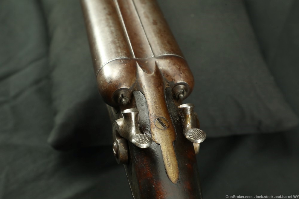 Parker Brothers Under Lifter 12 GA SXS Hammer Double Shotgun 1880 Antique-img-24