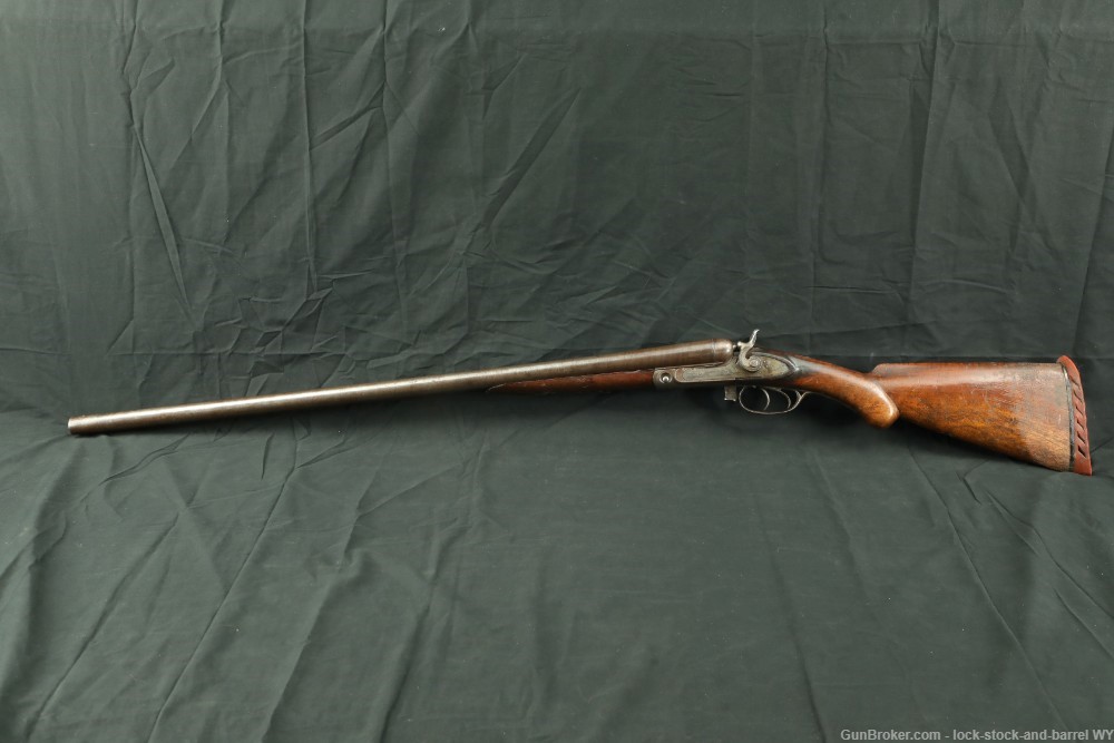 Parker Brothers Under Lifter 12 GA SXS Hammer Double Shotgun 1880 Antique-img-8