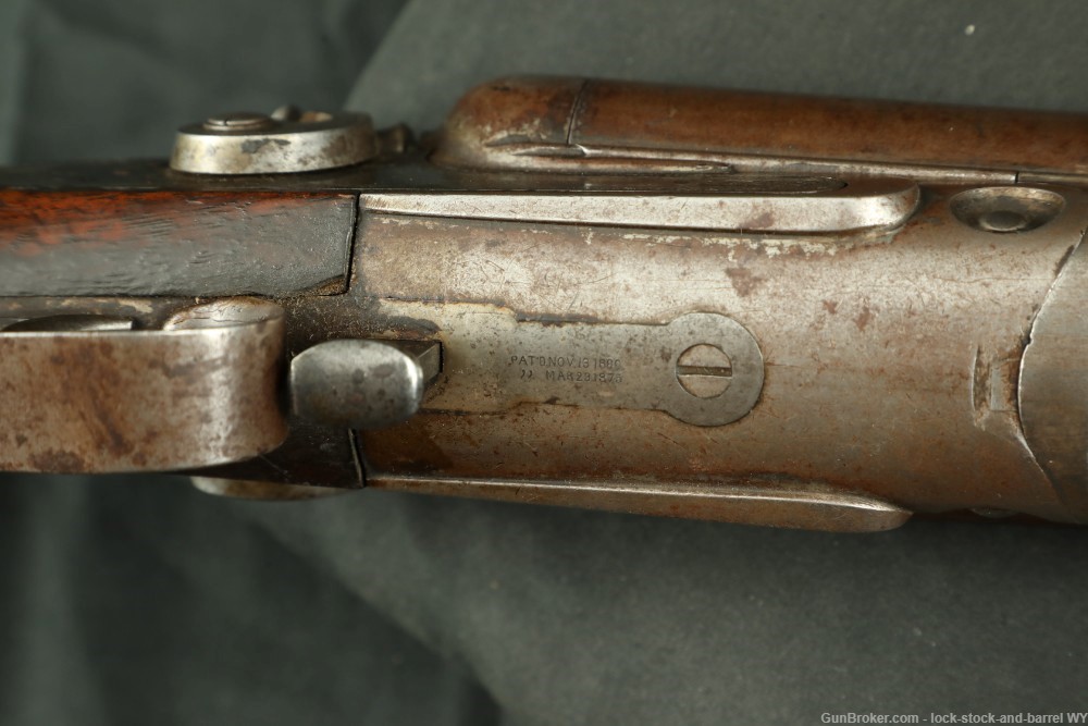 Parker Brothers Under Lifter 12 GA SXS Hammer Double Shotgun 1880 Antique-img-32