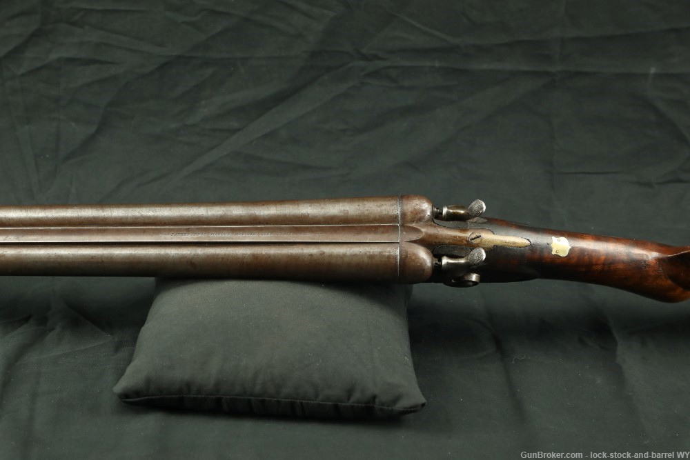 Parker Brothers Under Lifter 12 GA SXS Hammer Double Shotgun 1880 Antique-img-16