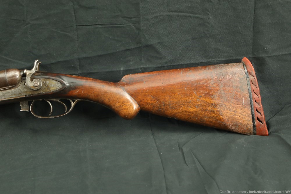 Parker Brothers Under Lifter 12 GA SXS Hammer Double Shotgun 1880 Antique-img-13