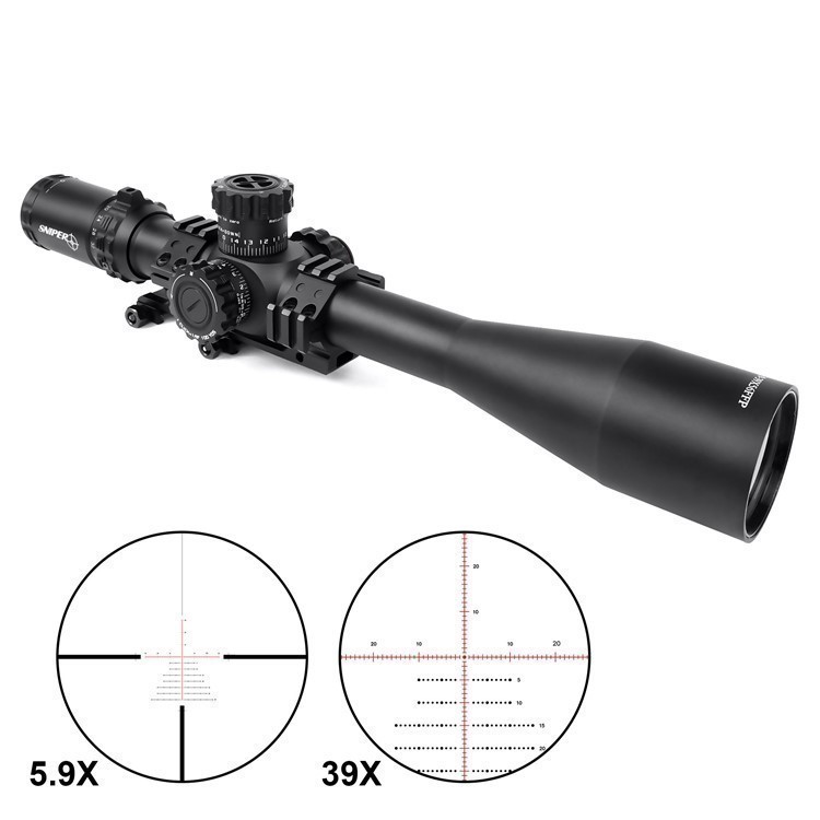 Sniper 5.9-39x56mm FFP Riflescope 35mm Tube Side Parallax Adjust Long range-img-2