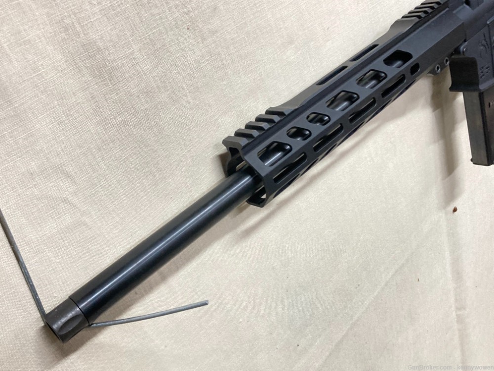 AR-9 Spike's 9mm ST9 PCC Colt mags LRBHO MLok 16" 5.5# trigger NR-img-4