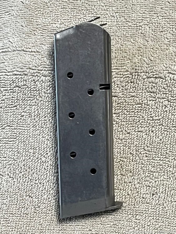 Colt Factory Stainless 45acp 8 round magazine 1911 Government or Commander-img-0