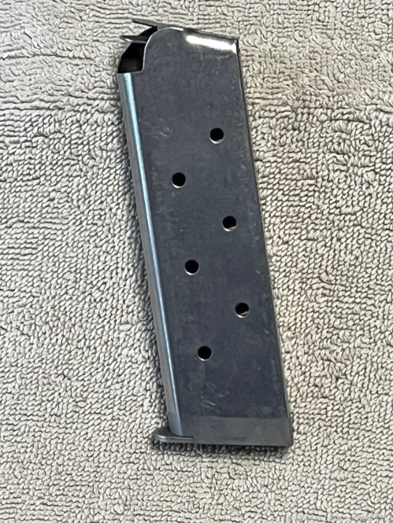Colt Factory Stainless 45acp 8 round magazine 1911 Government or Commander-img-2