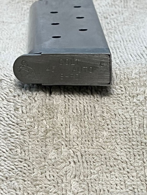 Colt Factory Stainless 45acp 8 round magazine 1911 Government or Commander-img-5
