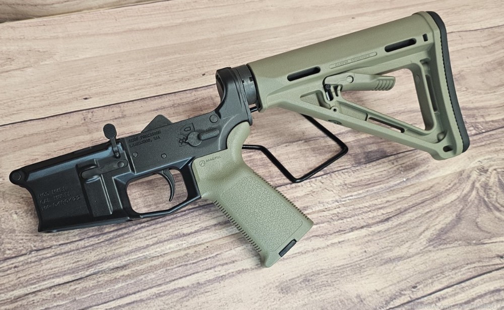 Aero Precision Complete M4E1 Rifle Lower W/ Magpul MOE FDE Furniture -img-1