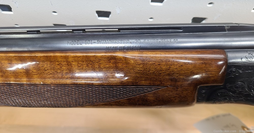 Winchester 101 20ga 20 Gauge 28" Engraved Blued Walnut 3" Fixed Japan-img-7