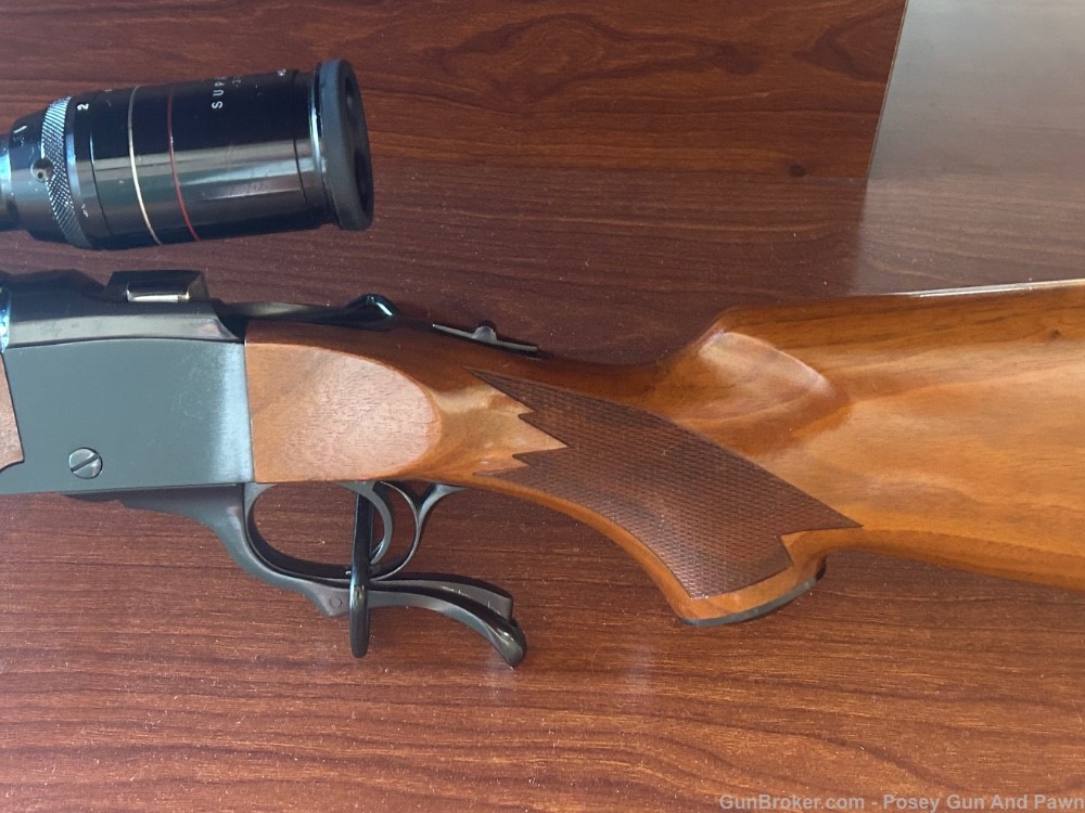 Holy Grail 1994 Ruger No. 1 TROPICAL .375 H&H Mag 24” Lever Action Ammo-img-23